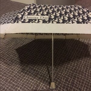 Vintage Christian Dior folding compact umbrella